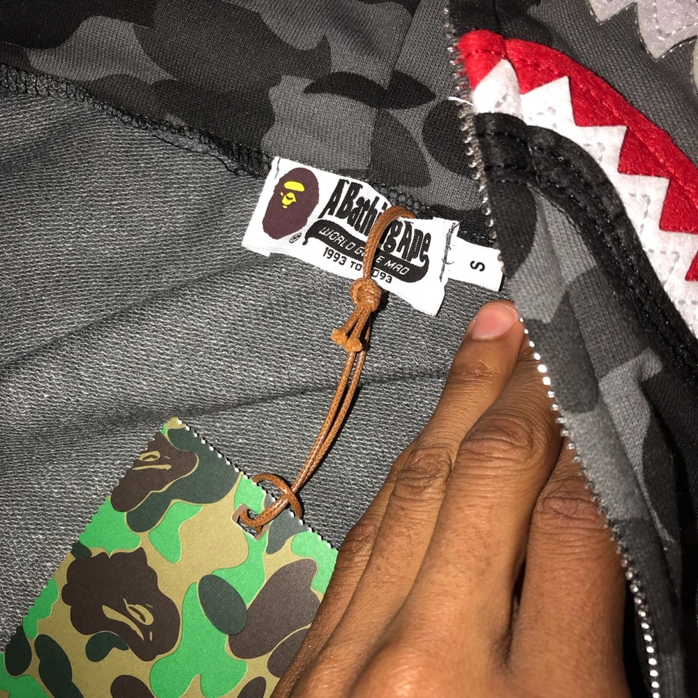 Black Camo Bape Hoodie